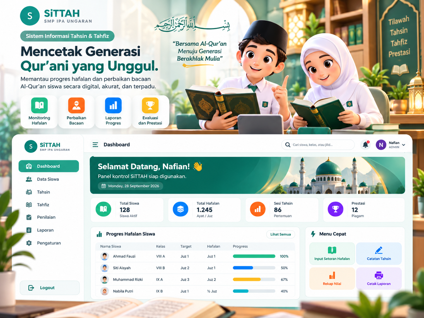 Sistem Informasi Tahsin & Tahfiz